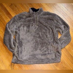 Jachs Taupe Fleece Pullover